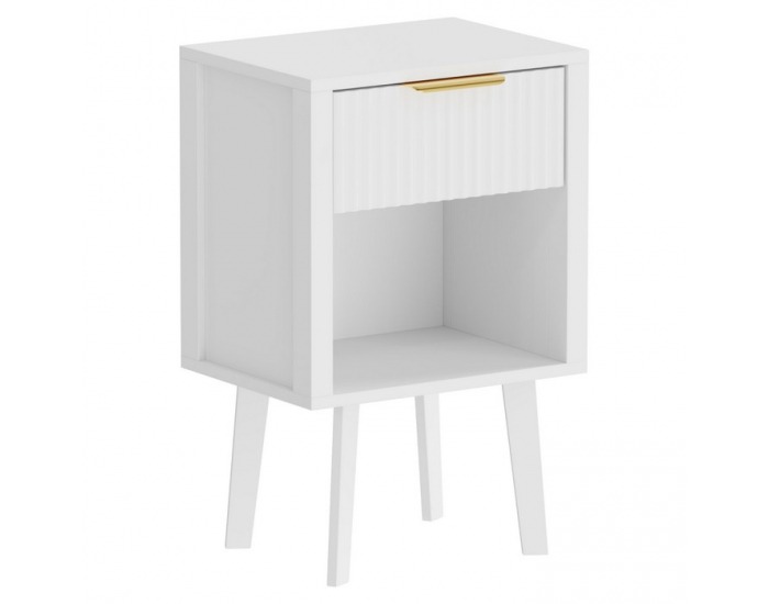 Nočný stolík Tobi - biela
