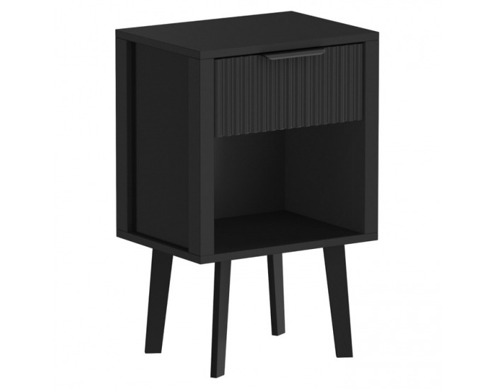 Nočný stolík Tobi - čierna