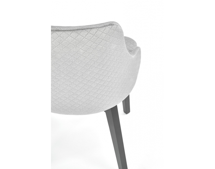 Jedálenská stolička Toledo 3 - čierna / svetlosivá