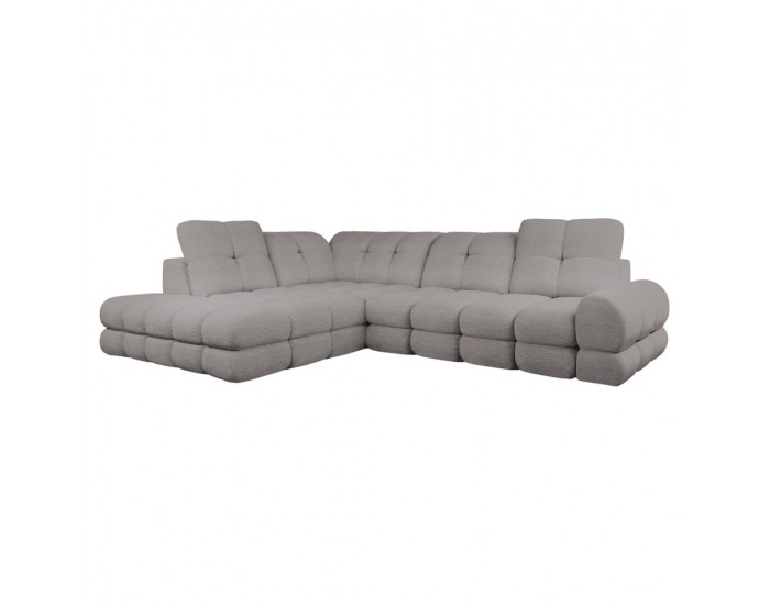 Rohová sedačka s rozkladom a úložným priestorom Tollo L Roh L - béžovosivá (taupe)