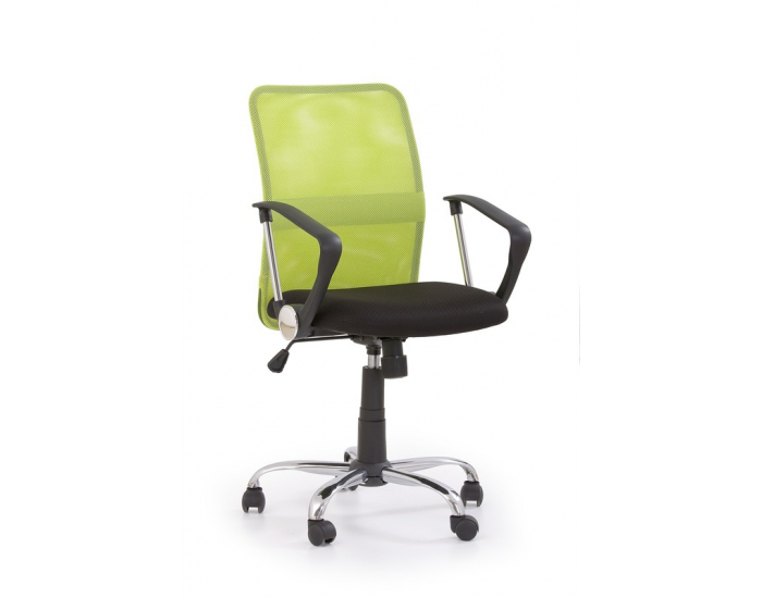 Kancelárska stolička s podrúčkami Tony - zelená / čierna