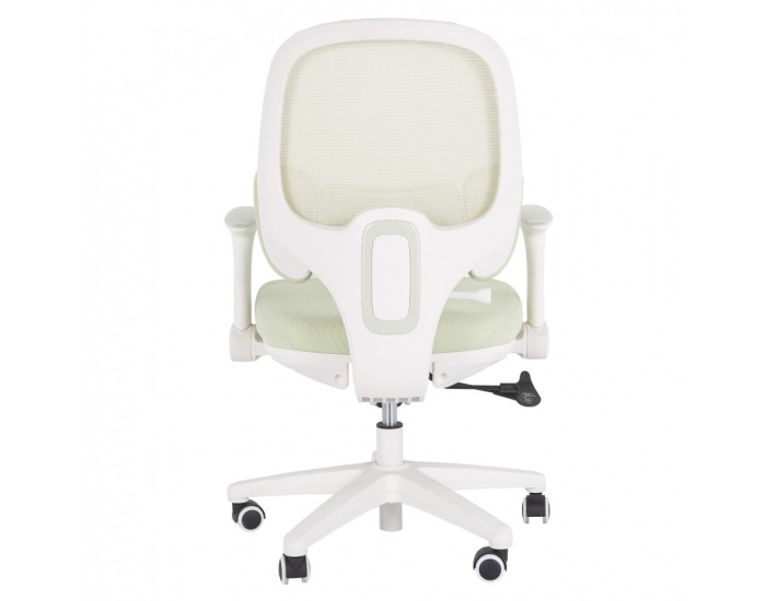 Detská stolička na kolieskach Tresa - zelená / biela