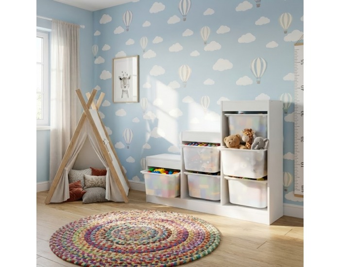 Regál Trinis - biela