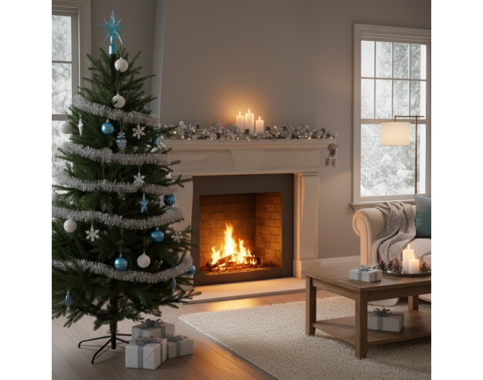 Vianočný stromček s kovovým stojanom Trisy 210 cm - zelená