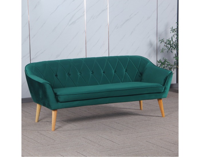 Trojsedačka Nosel - zelená / prírodná