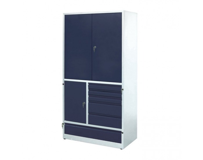 Dielenská servisná skriňa so zváranou konštrukciou TSS/AR - svetlosivá / grafit