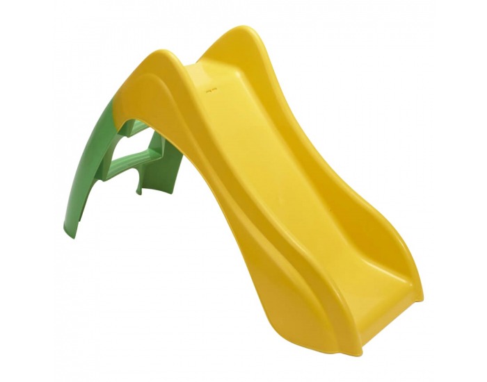 Detská záhradná šmykľavka Tuklo - zelená / žltá