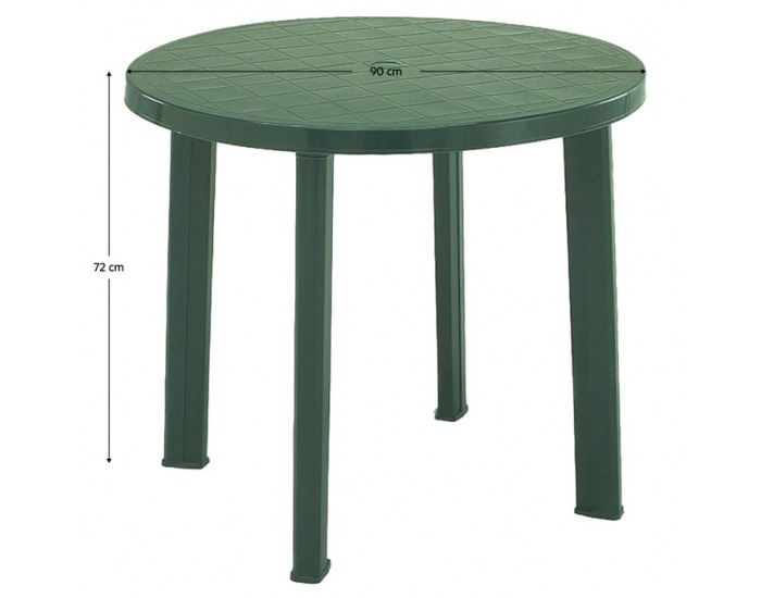 Záhradný stôl Tundo - zelená