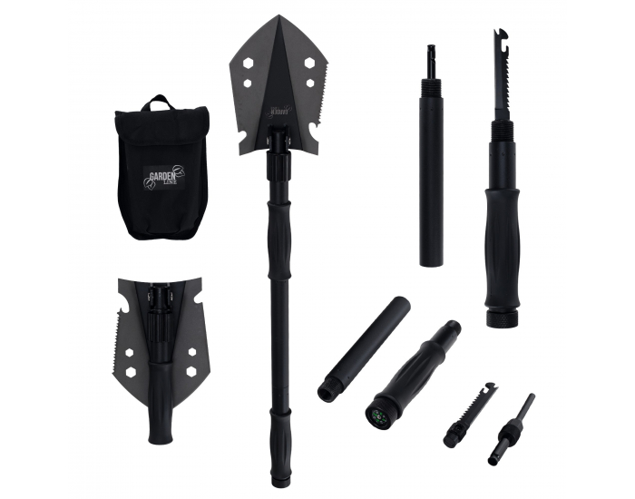 Multifunkčná skladacia lopata 9v1 Turan Typ 1 - čierna