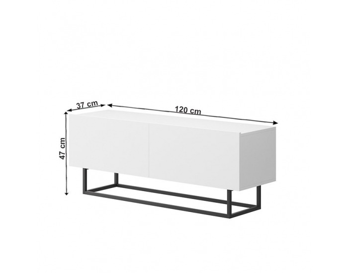 TV stolík Spring ERTV 120 - biela