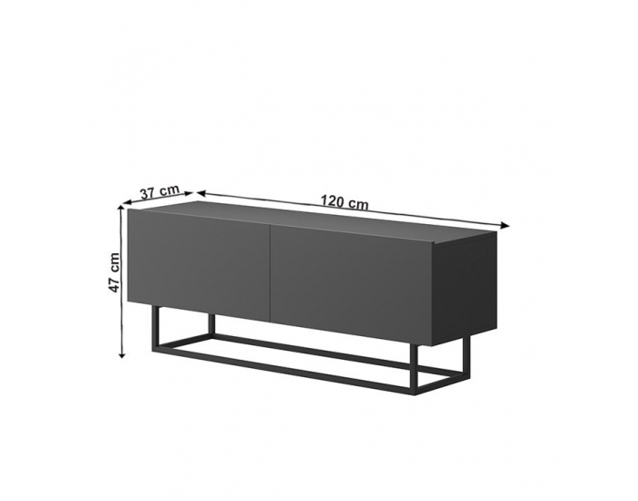 TV stolík Spring ERTV 120 - grafit