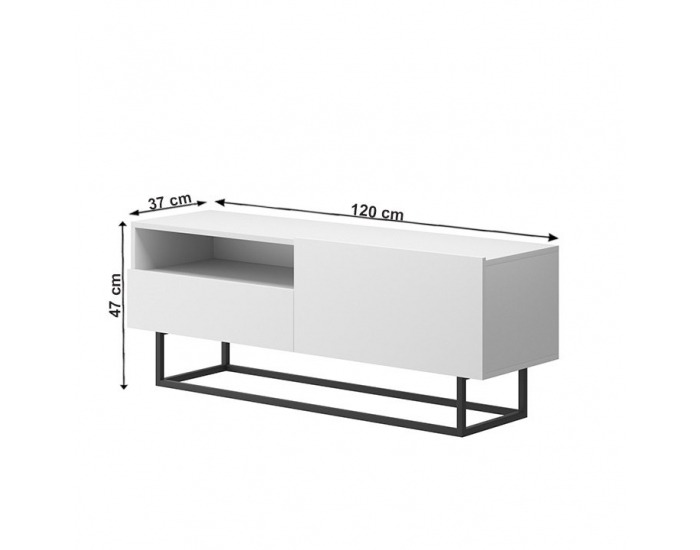 TV stolík Spring ERTVSZ 120 - biela