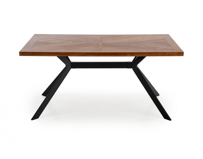 Jedálenský stôl Tyson - orech / čierna