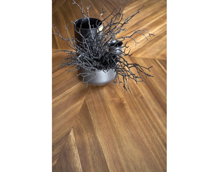 Jedálenský stôl Tyson - orech / čierna