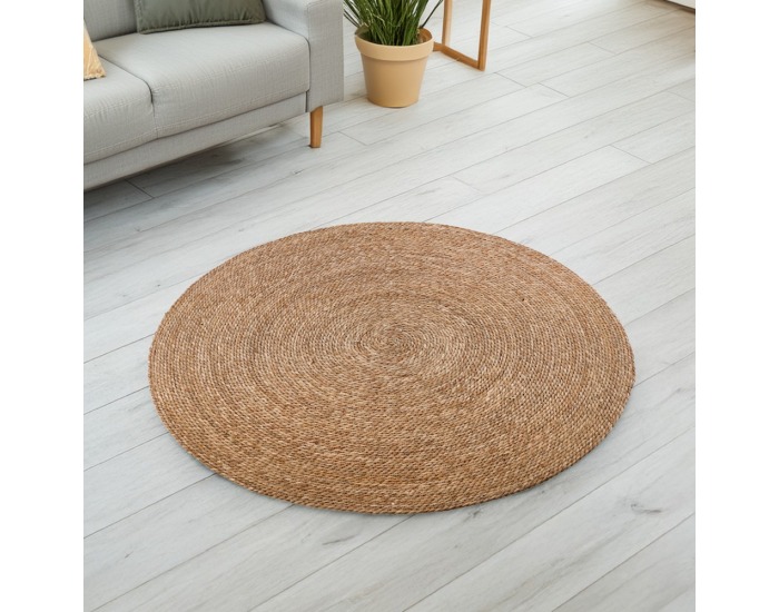 Okrúhly koberec Uland 120 cm - prírodná