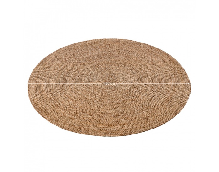 Okrúhly koberec Uland 120 cm - prírodná