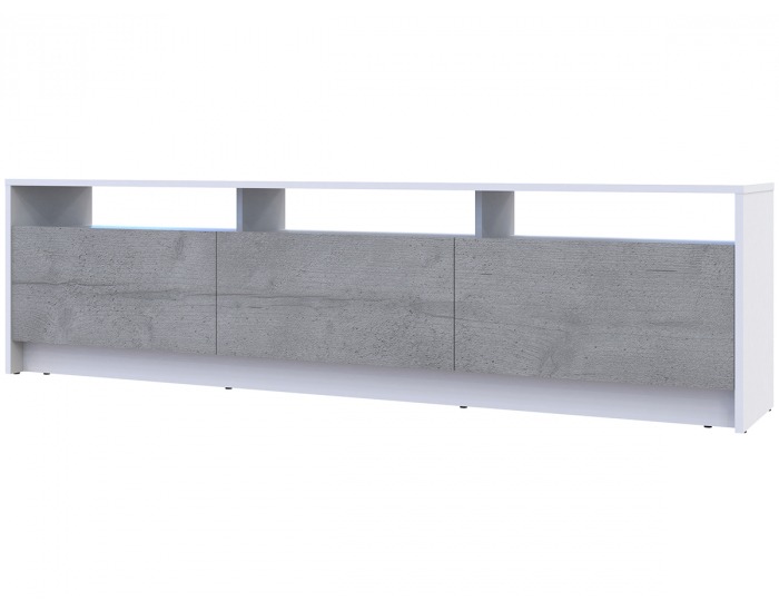 TV stolík Ulfet U3 - biela / betón