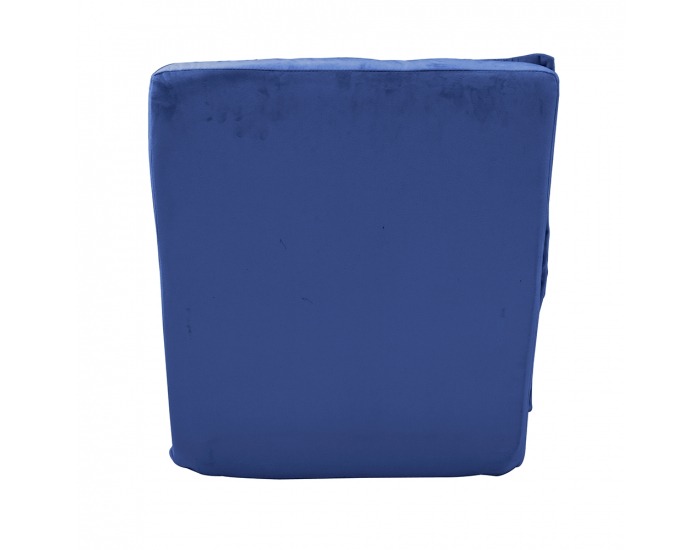 Skladacia leňoška na podlahu Ulima - modrá (Velvet)