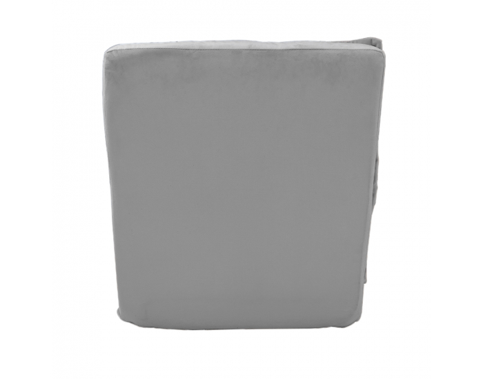 Skladacia leňoška na podlahu Ulima - sivá (Velvet)