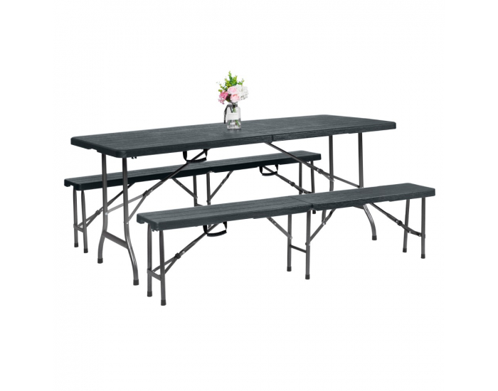 Cateringový skladací set Ulmer 1+2 - čierna