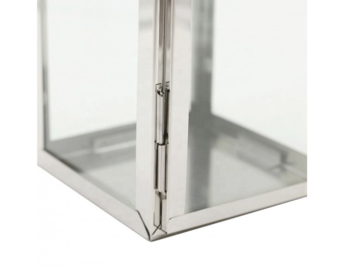 Kovový lampáš Uranio Typ 1 29,6 cm - strieborná