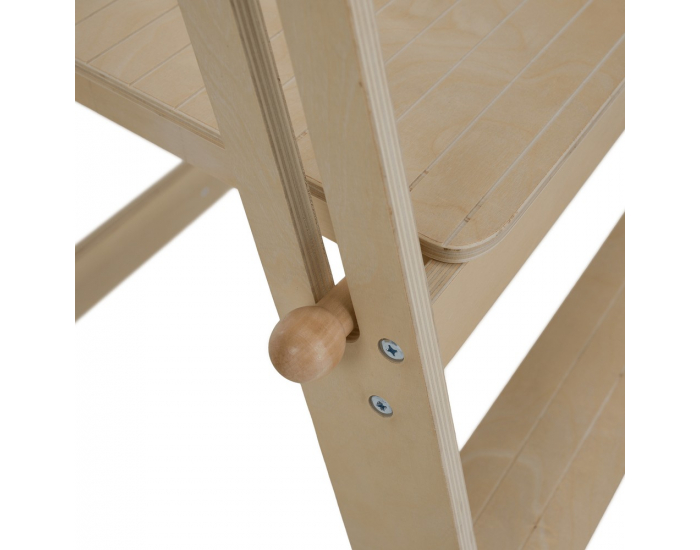 Montessori skladacia učiaca veža Urian - prírodná