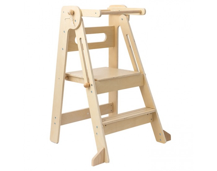 Montessori skladacia učiaca veža Urian - prírodná