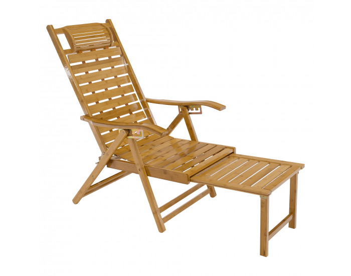 Záhradné lehátko Ursel - prírodná