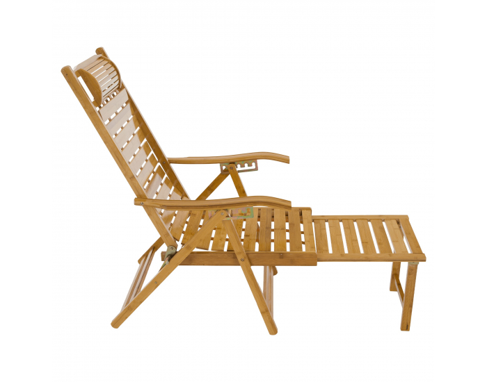 Záhradné lehátko Ursel - prírodná