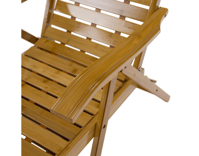 Záhradné lehátko Ursel - prírodná