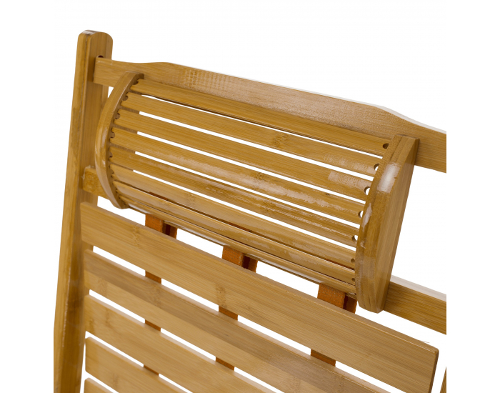 Záhradné lehátko Ursel - prírodná