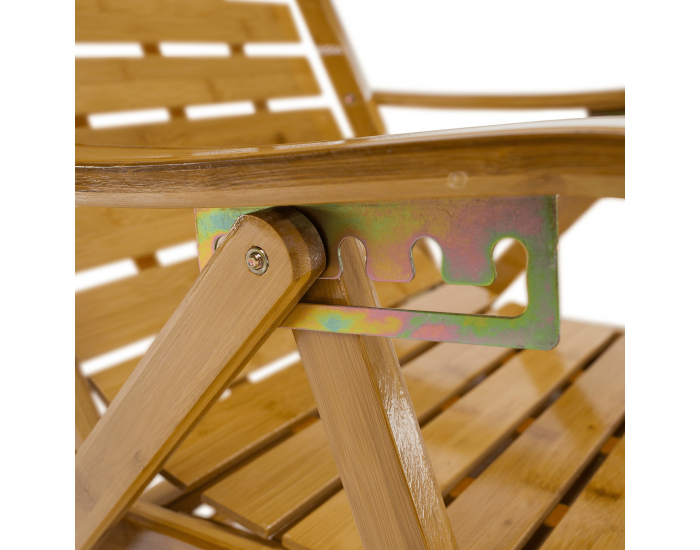 Záhradné lehátko Ursel - prírodná