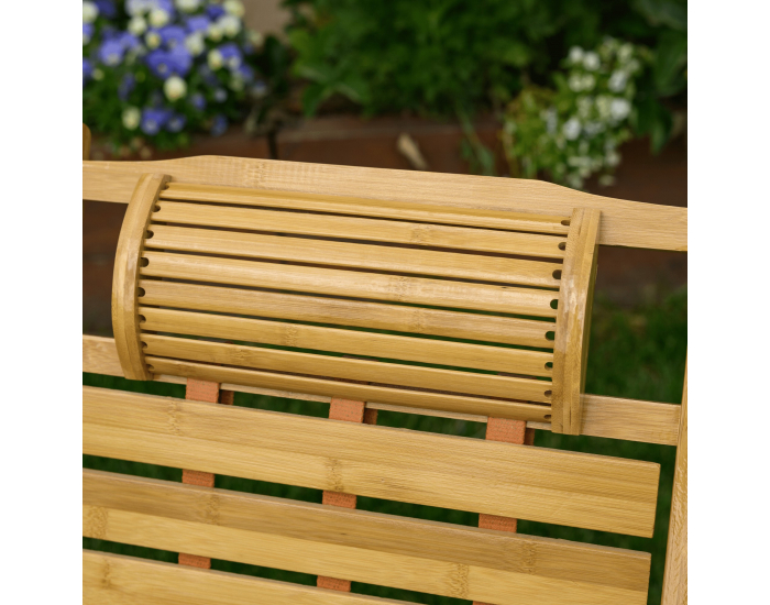 Záhradné lehátko Ursel - prírodná