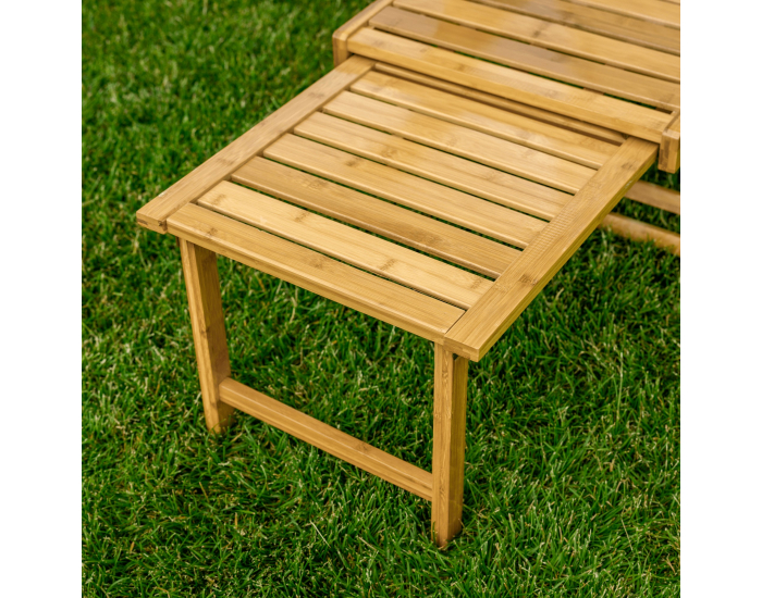 Záhradné lehátko Ursel - prírodná