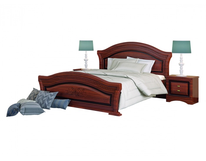 Rustikálna spálňa Valenta - orech / orech antický