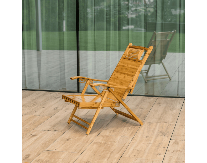 Záhradné lehátko Vardon - prírodná