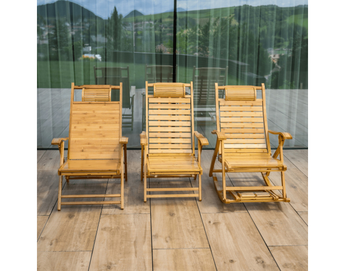 Záhradné lehátko Vardon - prírodná