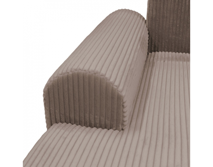 Rohová sedačka s rozkladom a úložným priestorom Velina Roh L - hnedá