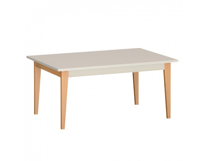 Konferenčný stolík Vendy W-12 - kašmír krémová / dub