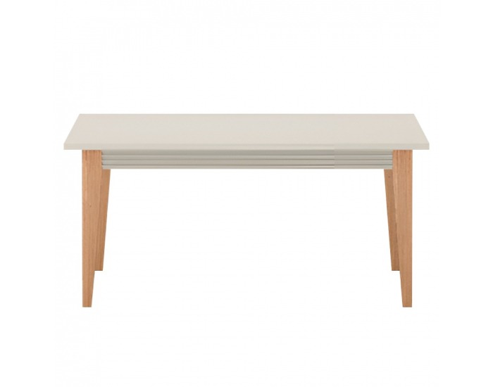 Konferenčný stolík Vendy W-12 - kašmír krémová / dub