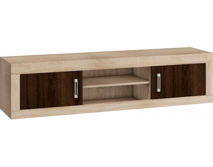 TV stolík Verin VRN-05 - sonoma svetlá / sonoma tmavá
