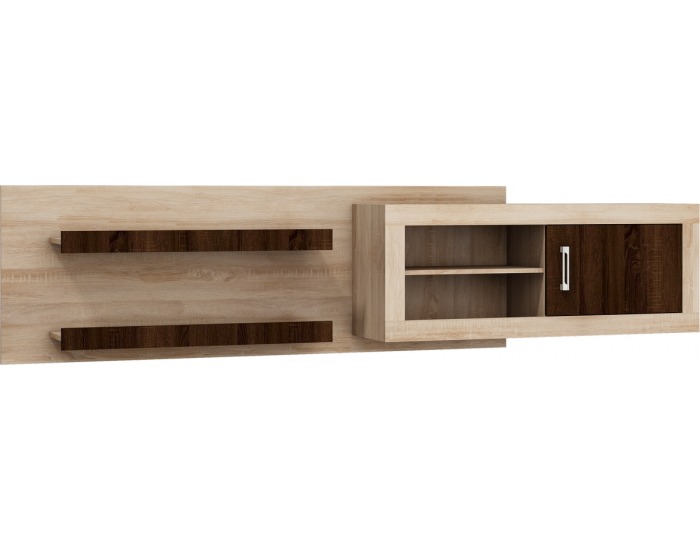 Polica Verin VRN-07 L/P - sonoma svetlá / sonoma tmavá