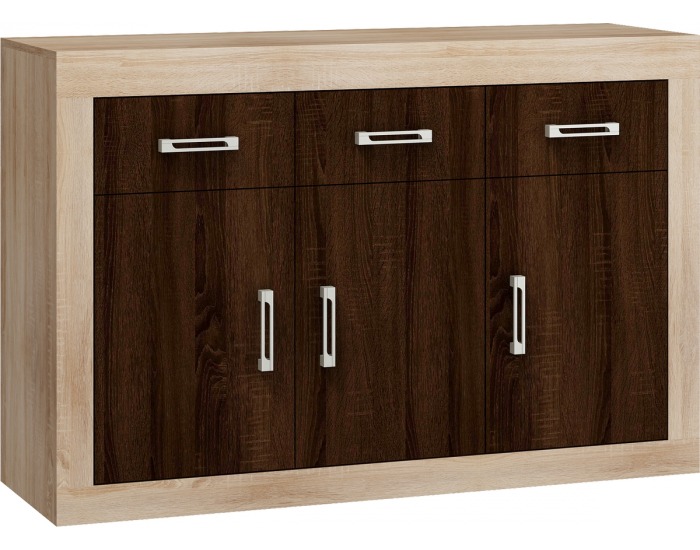 Komoda Verin VRN-10 - sonoma svetlá / sonoma tmavá