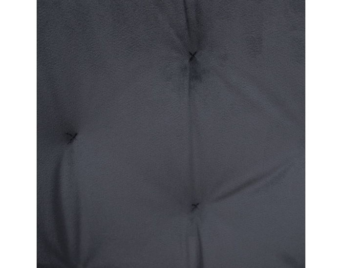 Jedálenské kreslo Verio - sivá (Velvet) / čierna