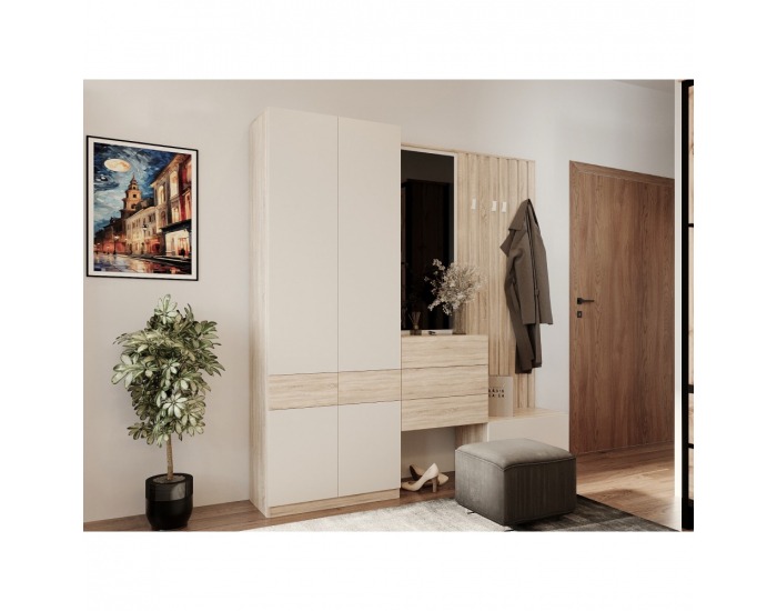 Zásuvková komoda na stenu Vertio KOM3S - dub sonoma