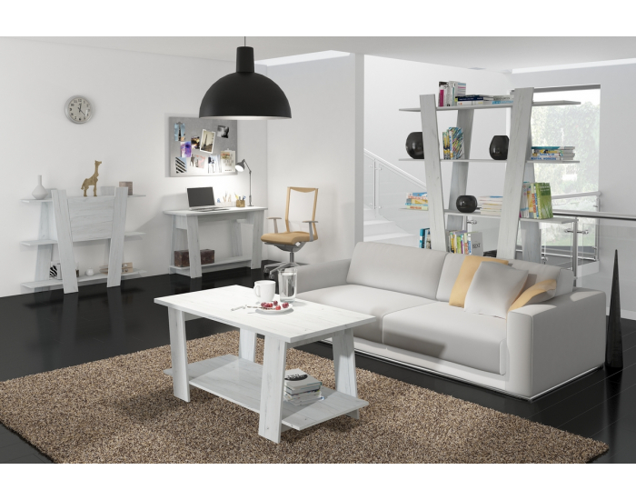 Obývacia izba Via - craft biely