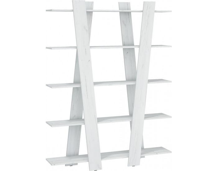 Regál Via VIA-07 - craft biely