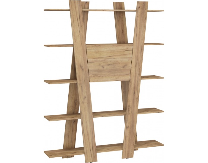 Regál Via VIA-08 - craft zlatý