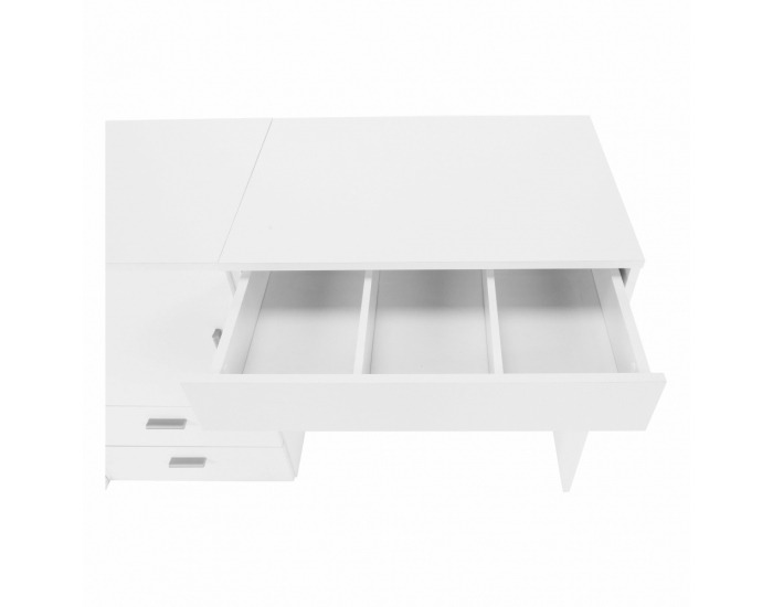 Viacúčelový stôl pre krajčírky Tailor - biela