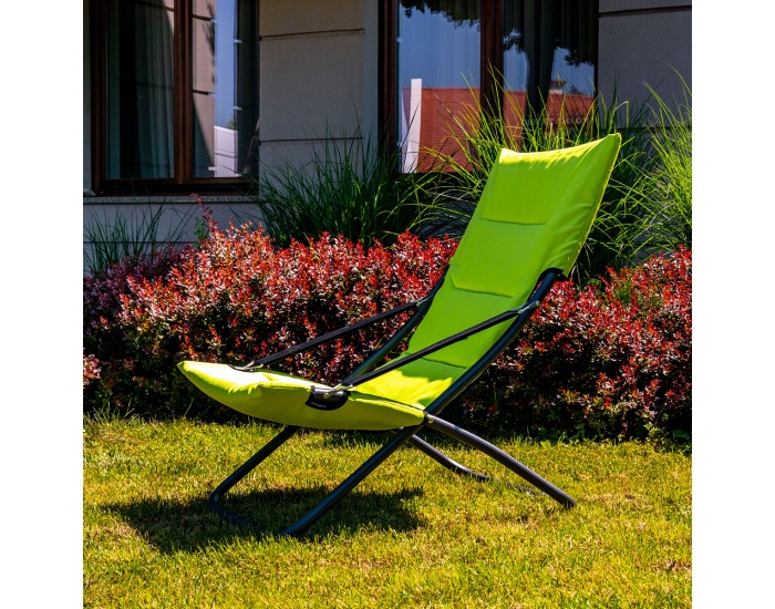 Plážové lehátko Vicare - limetková